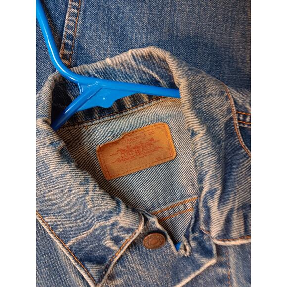 Levis Big E Type 3 Vintage Denim Jacket Mens Small Blue 1970 #52 Distressed USA - Picture 16 of 16